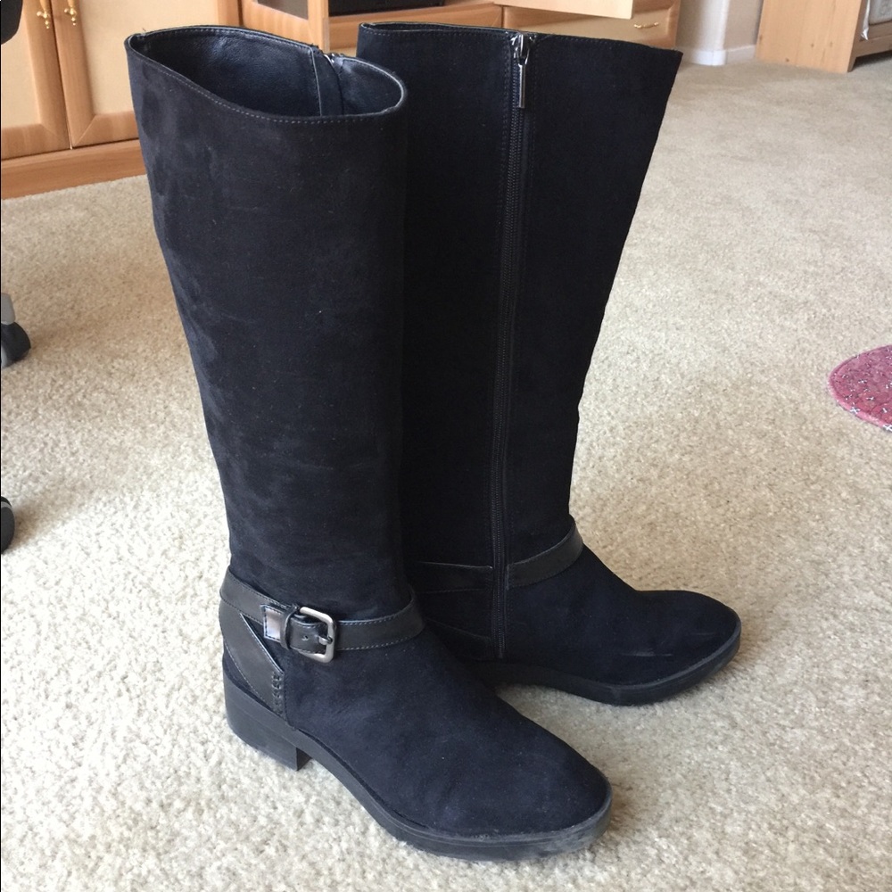 Zara Knee High Boots with Buckle